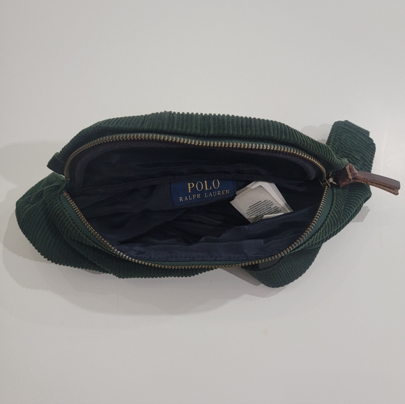 Polo by Ralph Lauren Green Corduroy Belt Bag - Picture 5 of 12